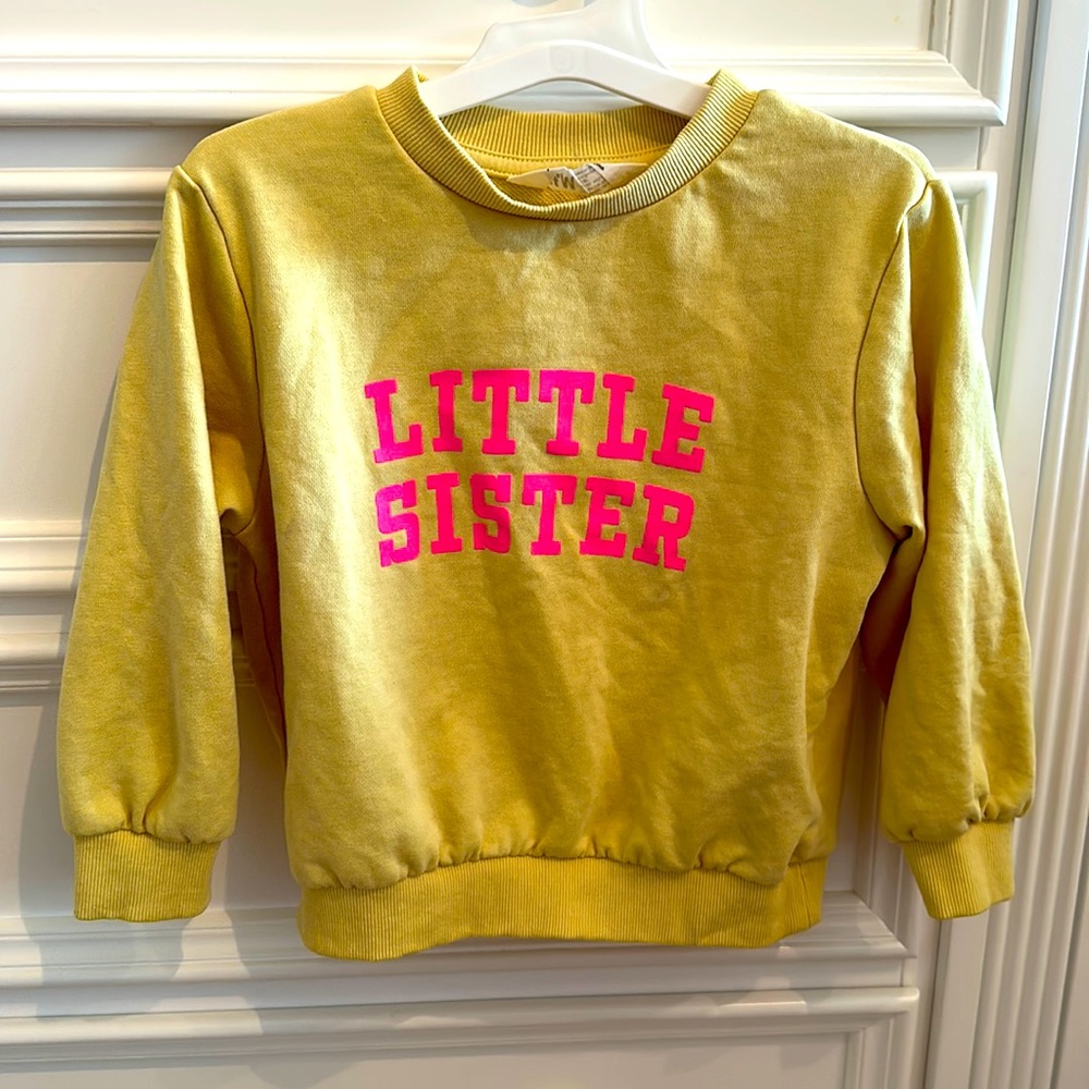 H&M little sister sweatshirt